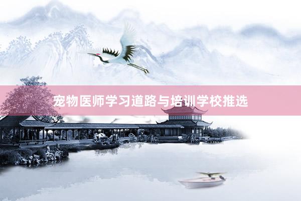 宠物医师学习道路与培训学校推选